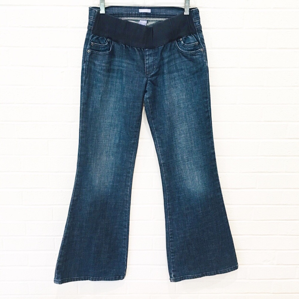 GAP Front Panel Maternity Flare Jeans 4